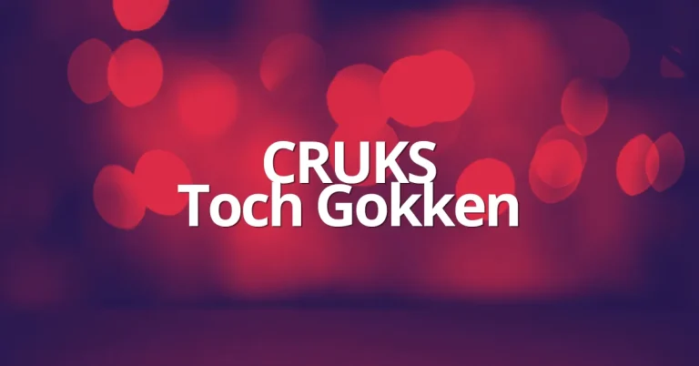 cruks-en-toch-gokken