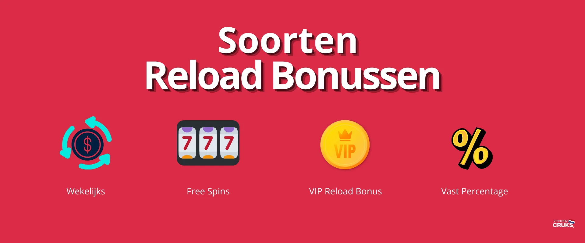 reload bonus soorten